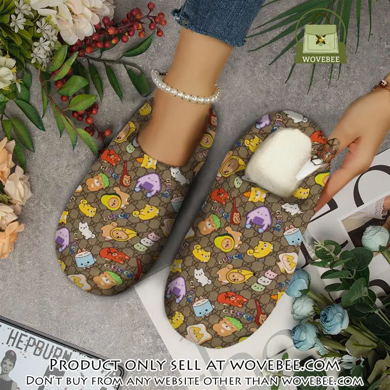 Gucci fleece slippers luxury inhouse slippers ihs1009 wvb0836147